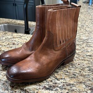 Genuine Leather vintage Foundry boots